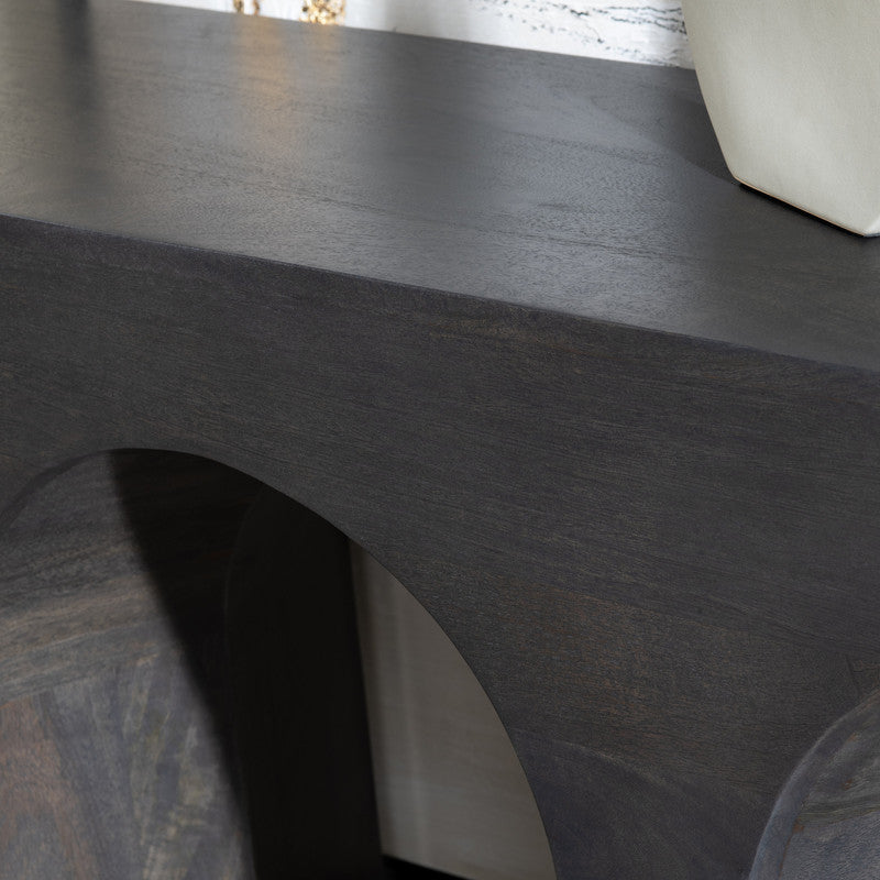 Trinity Black Console Table by Crestview at Eve Furniture