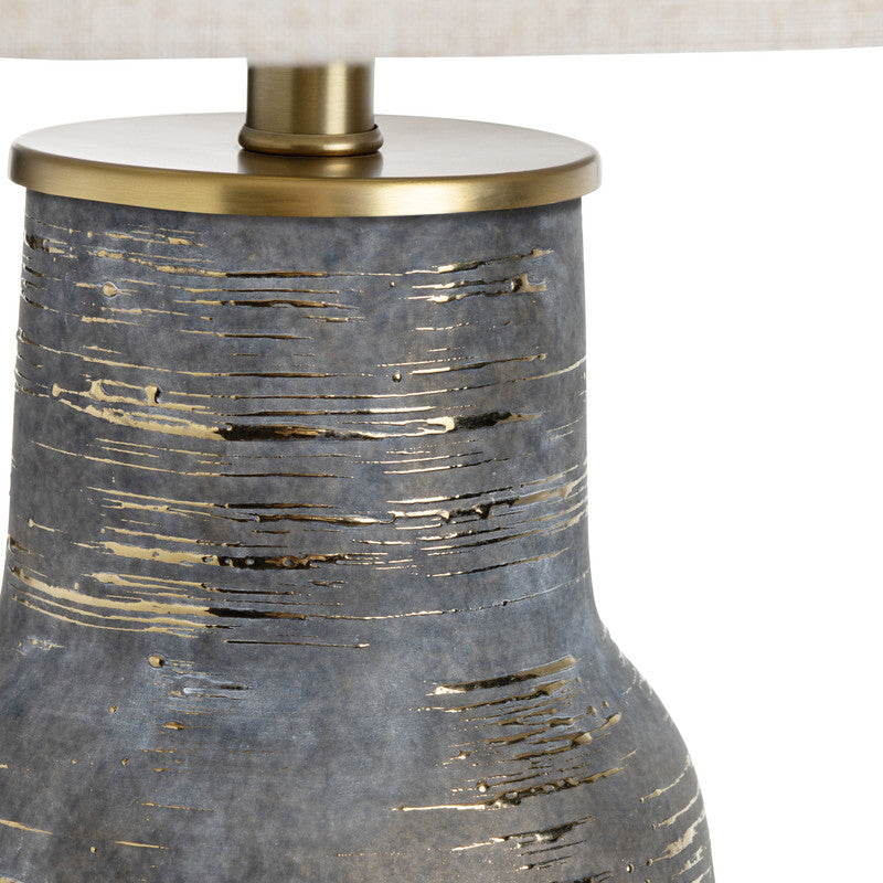 Trinity Urn Grey Table Lamp (Set of 2) by Crestview at Eve Furniture