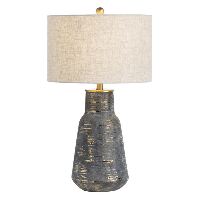 Trinity Urn Grey Table Lamp (Set of 2) by Crestview at Eve Furniture