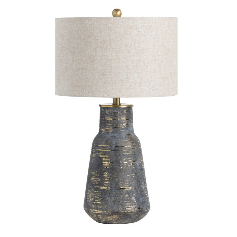 Trinity Urn Grey Table Lamp (Set of 2) by Crestview at Eve Furniture