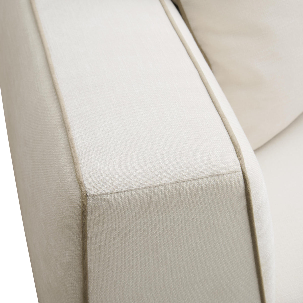 Tristine Cream Linen Sofa by TOV Furniture at Eve Furniture