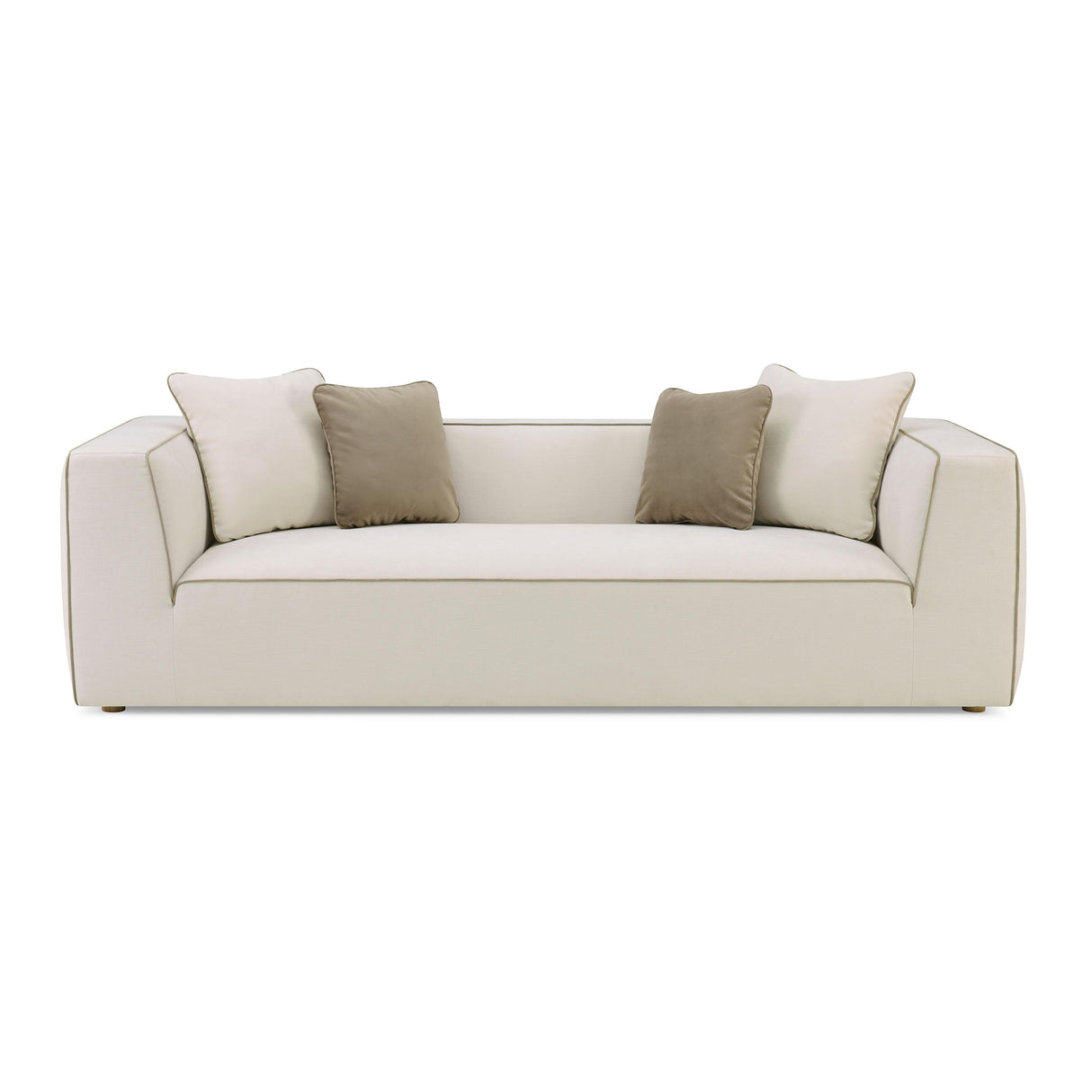Tristine Cream Linen Sofa by TOV Furniture at Eve Furniture