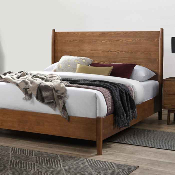 Tromso Walnut 4-Piece Queen Bedroom Set by Furniture of America at Eve Furniture