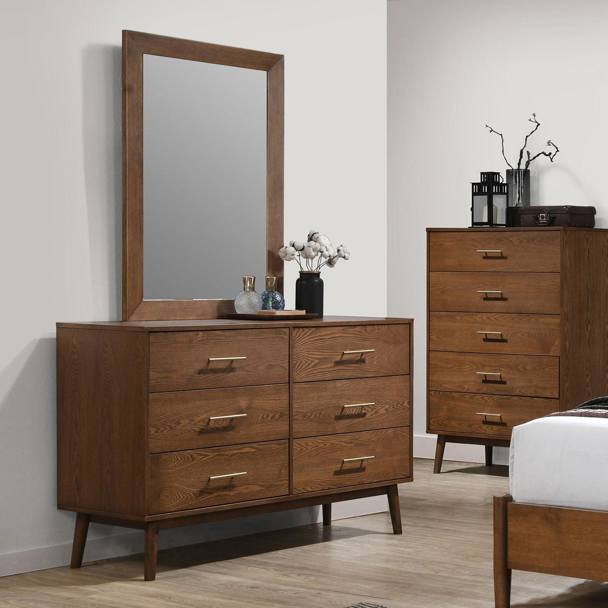 Tromso Walnut Dresser by Furniture of America at Eve Furniture