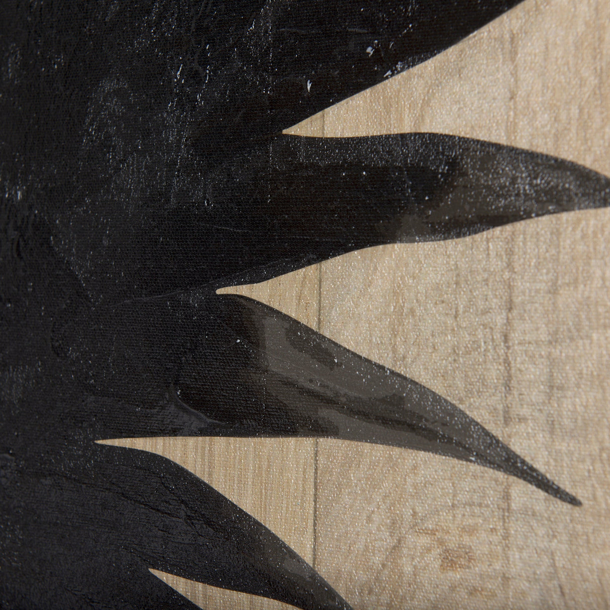 Tropical Leaf II by Mercana Studio a Hand Embellished Textured Canvas by Mercana at Eve Furniture