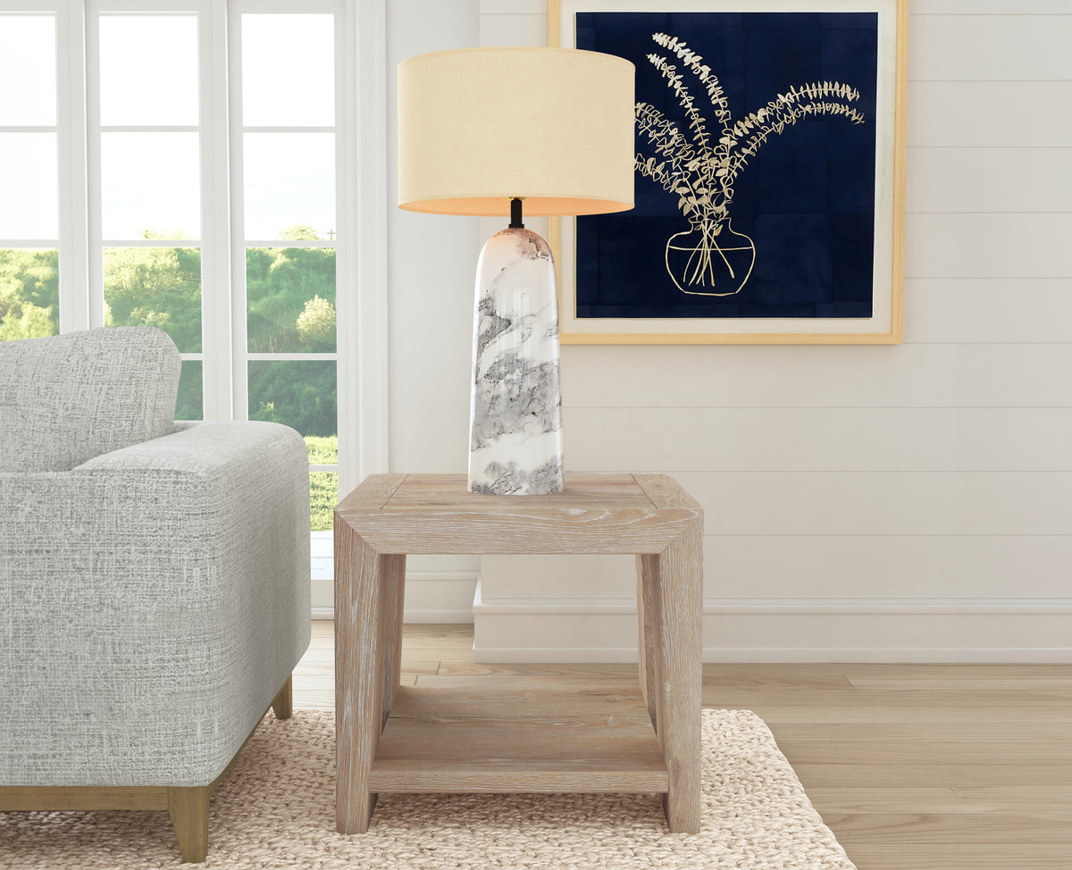 Troy Aged Cream End Table by Classic Home at Eve Furniture
