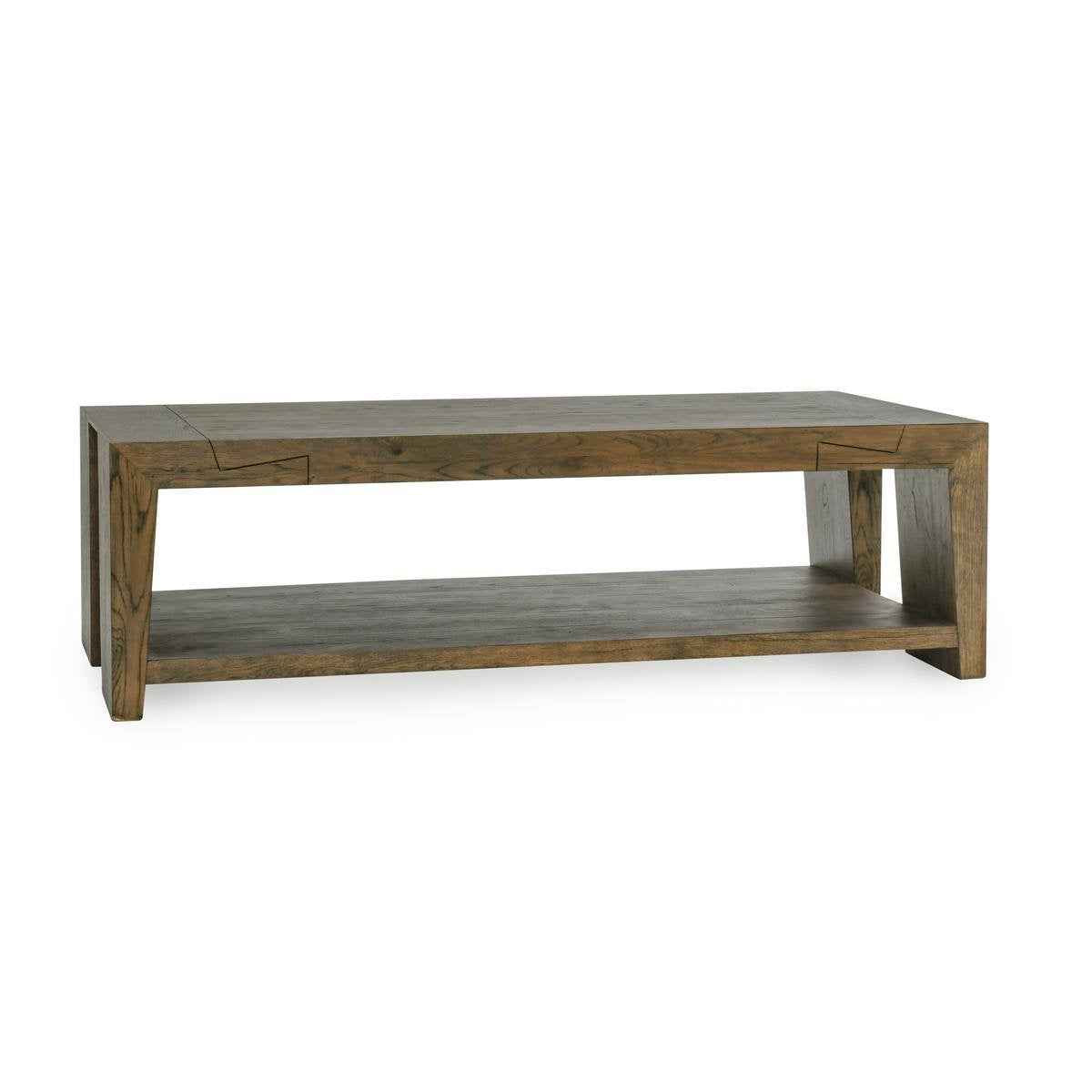 Troy Coffee Table - Suede Brown by Classic Home at Eve Furniture