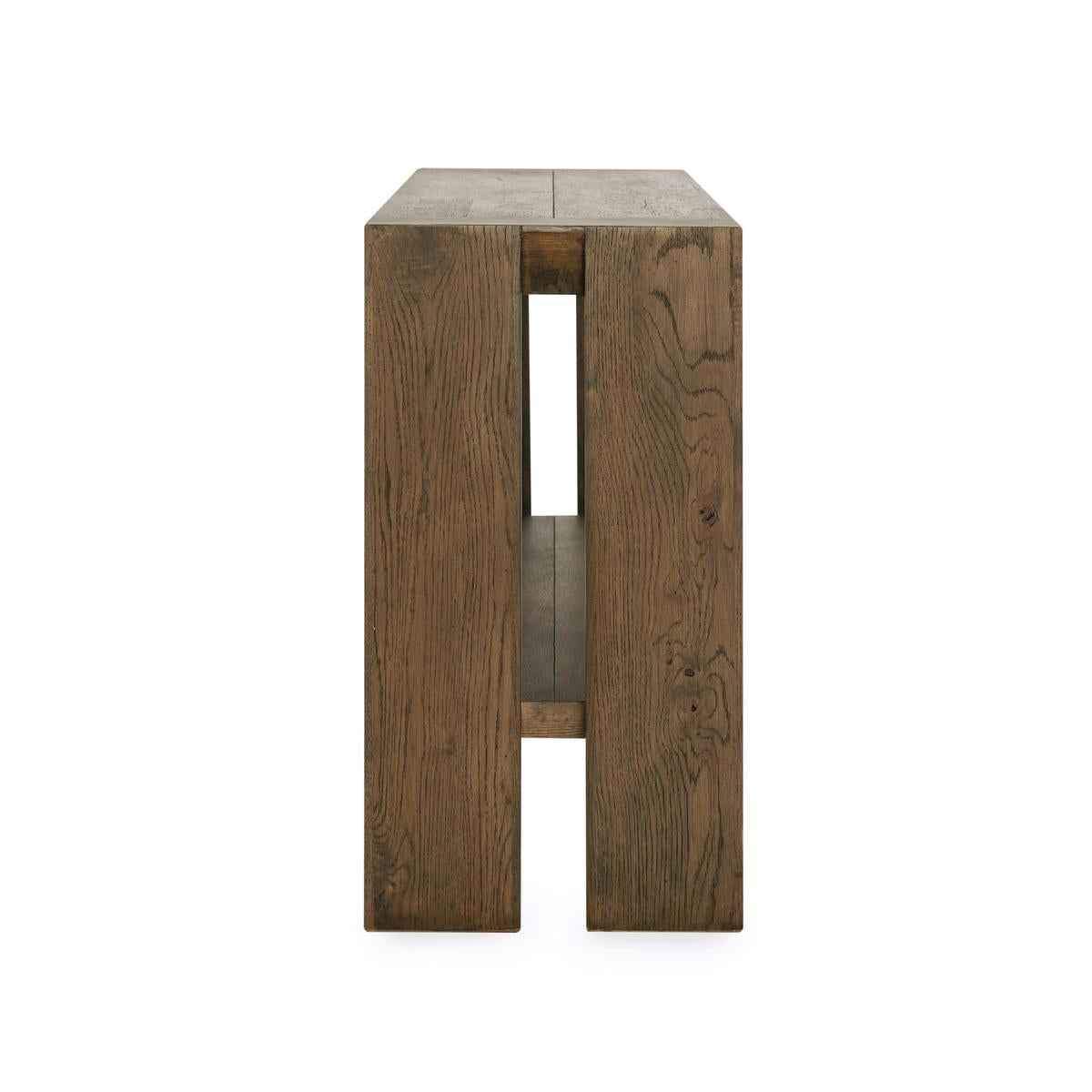 Troy Console Table - Suede Brown by Classic Home at Eve Furniture