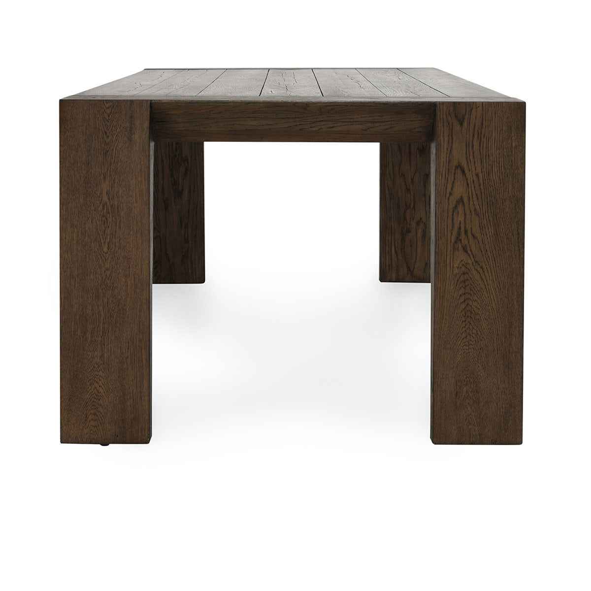 Troy Dining Table - Suede Brown by Classic Home at Eve Furniture