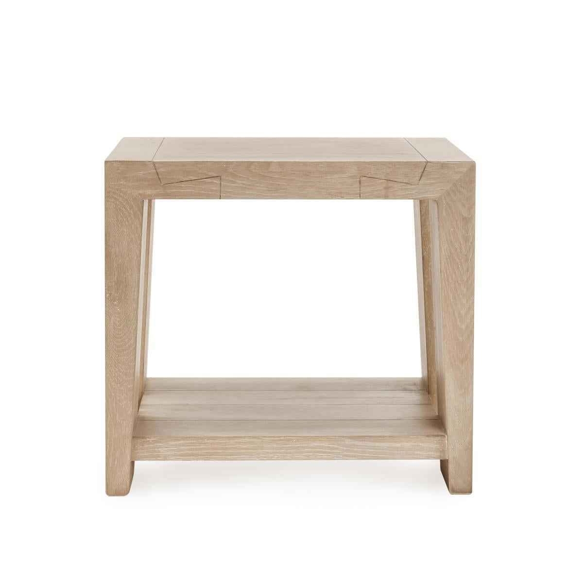 Troy End Table - Aged Cream by Classic Home at Eve Furniture