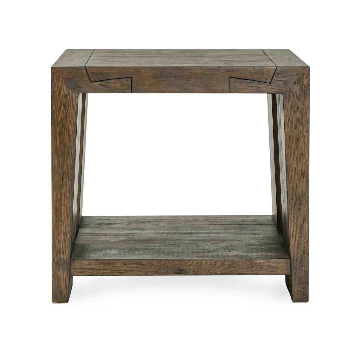 Troy End Table - Suede Brown by Classic Home at Eve Furniture