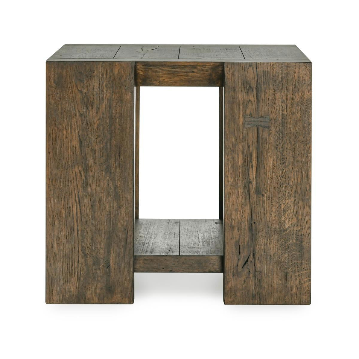 Troy End Table - Suede Brown by Classic Home at Eve Furniture