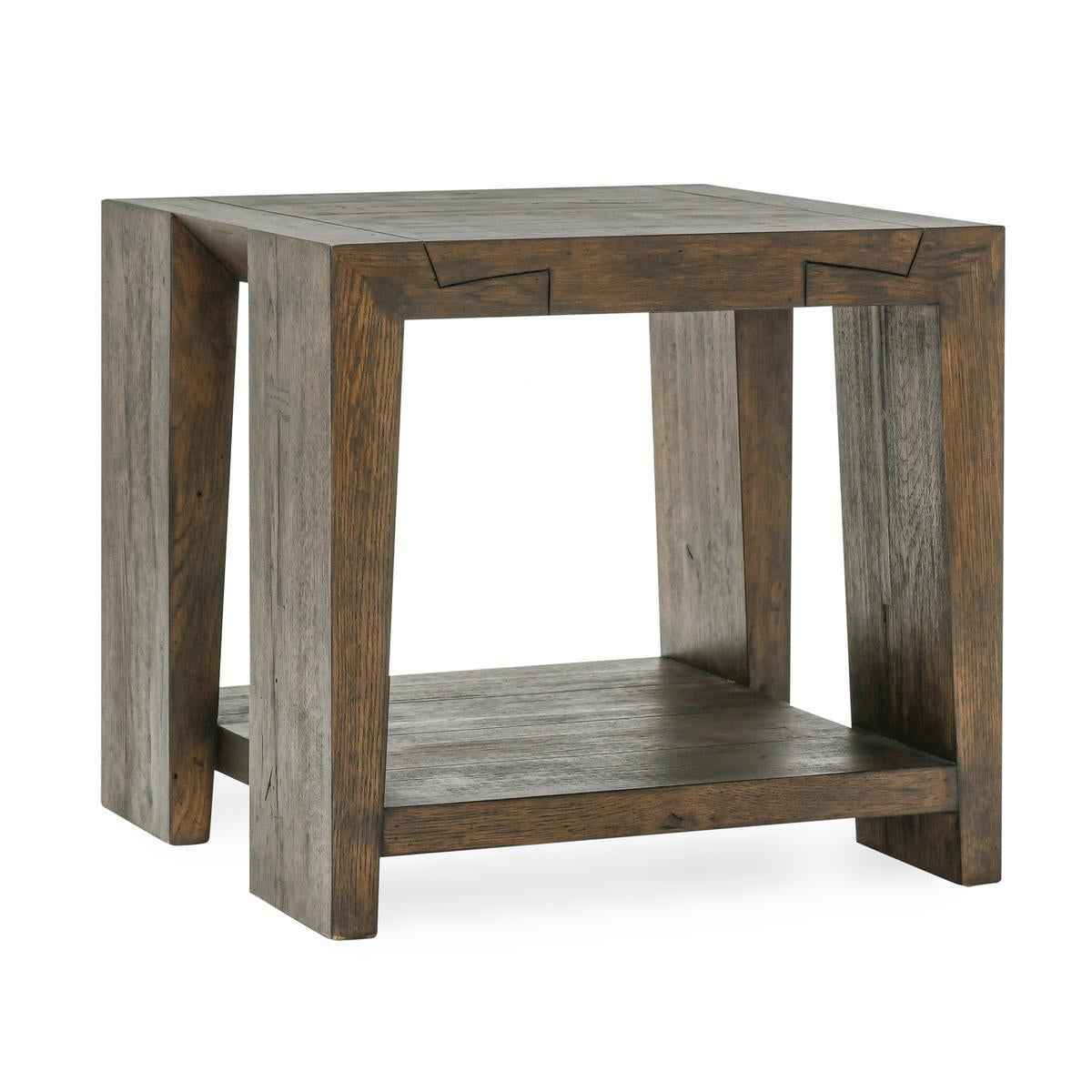 Troy End Table - Suede Brown by Classic Home at Eve Furniture