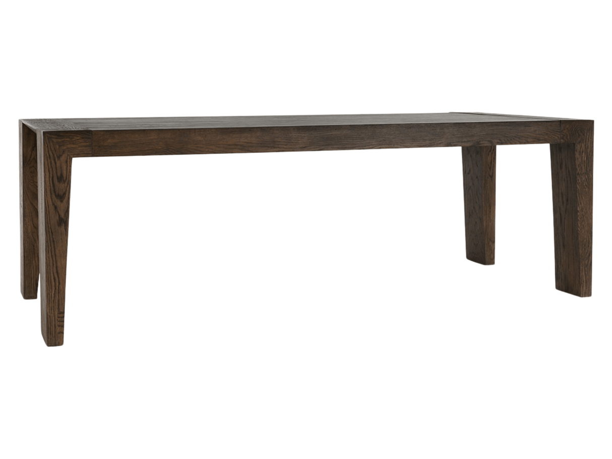 Troy Suede Brown Dining Table by Classic Home at Eve Furniture