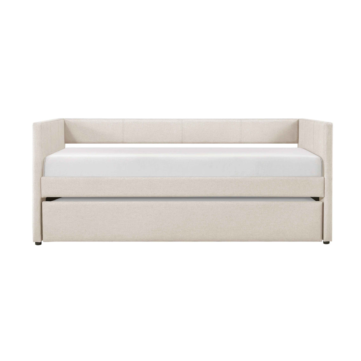 Trudy Beige Twin Daybed with Trundle