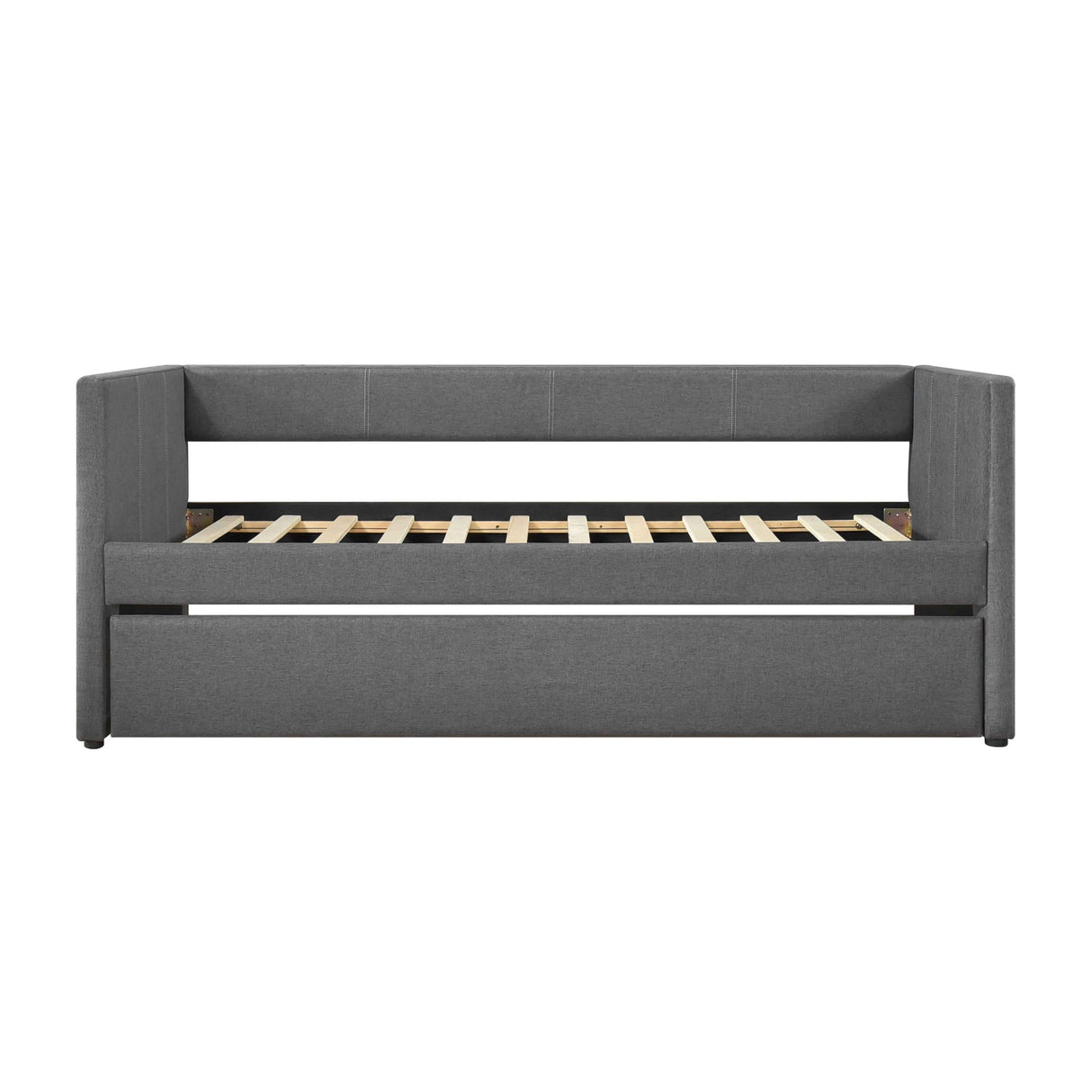 Trudy Dark Gray Twin Daybed with Trundle
