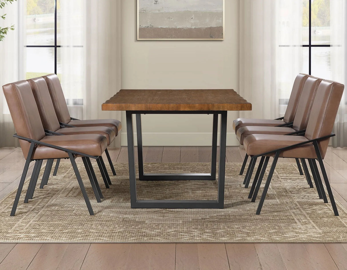 Tucson Brown Side Chair, Set of 2 by Steve Silver at Eve Furniture