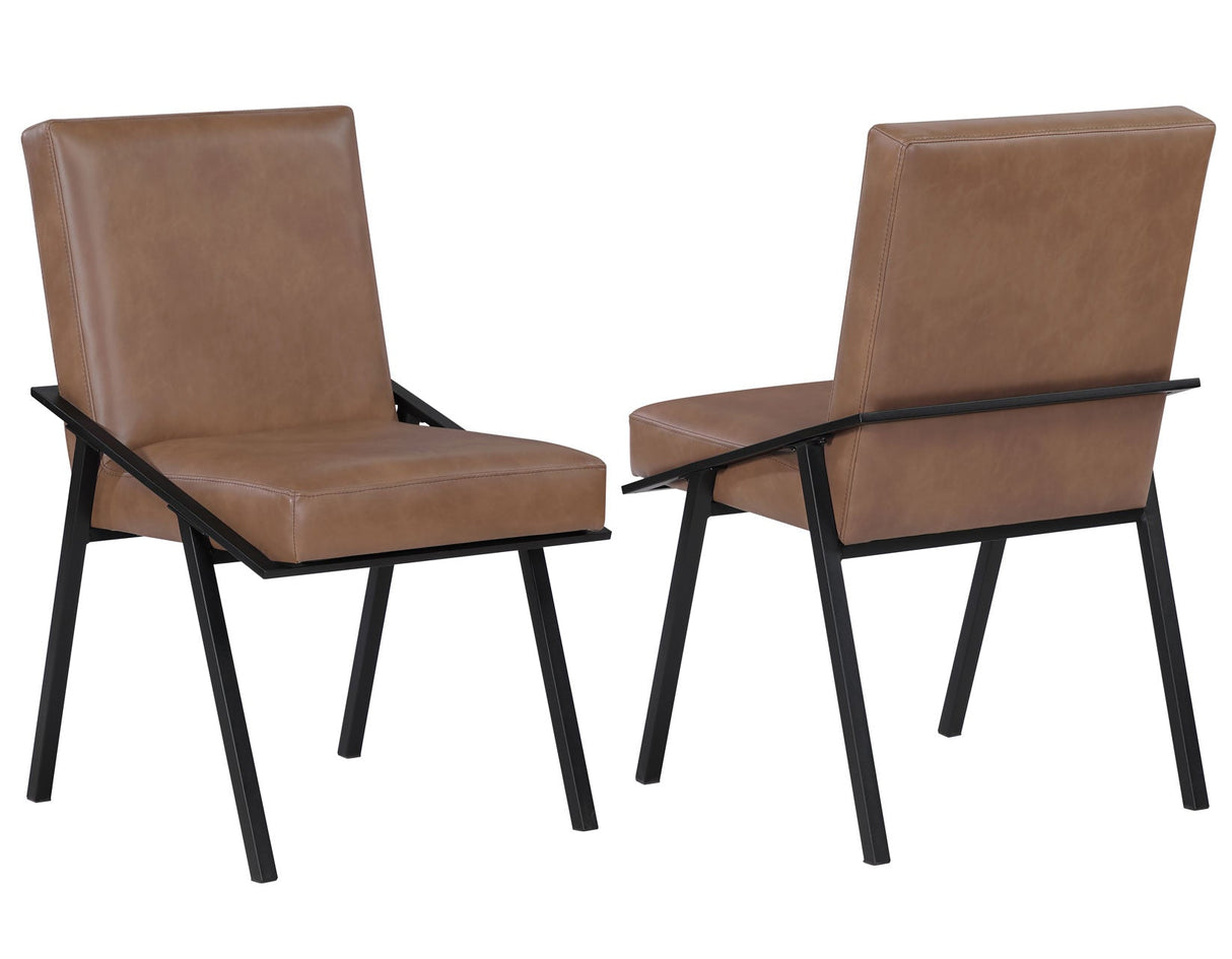Tucson Brown Side Chair, Set of 2 by Steve Silver at Eve Furniture