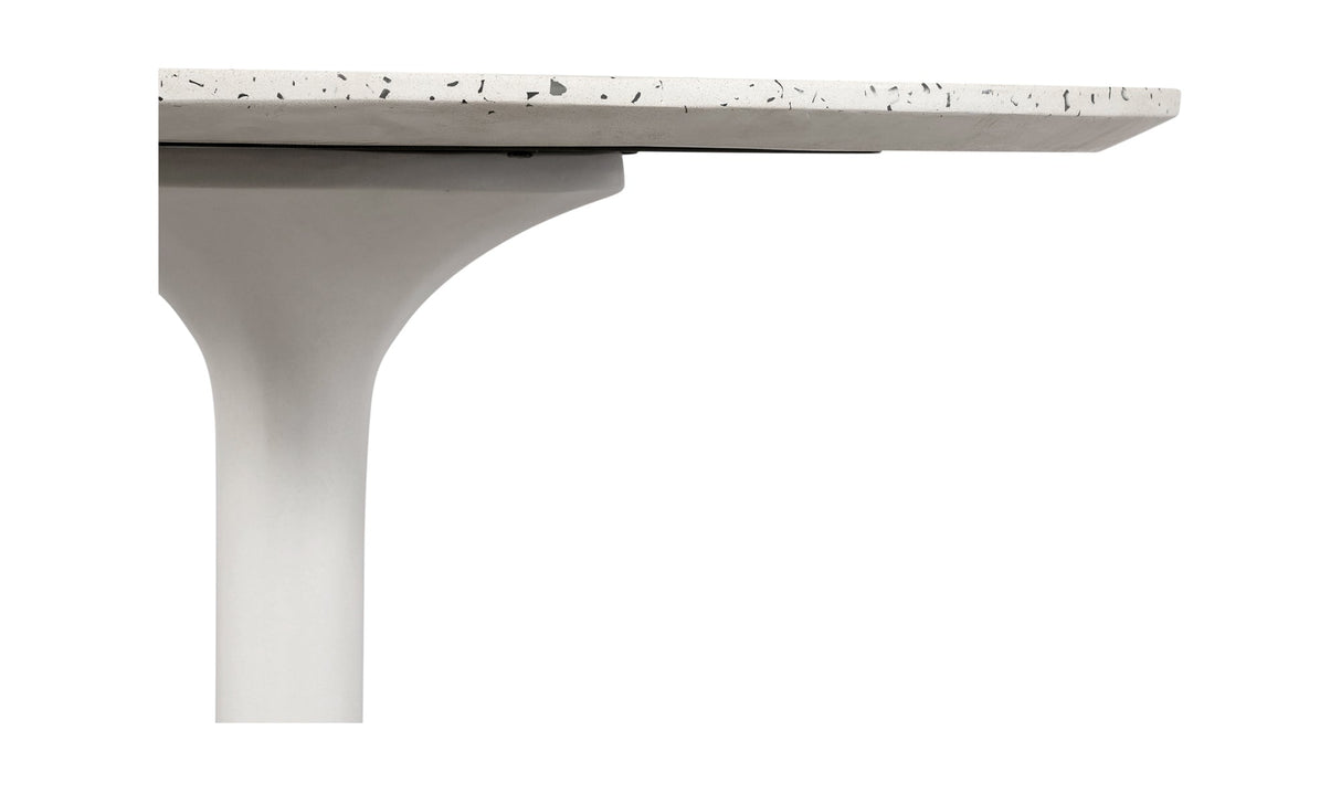 Tuli Outdoor Cafe Table White Terrazzo by Moe's Home at Eve Furniture