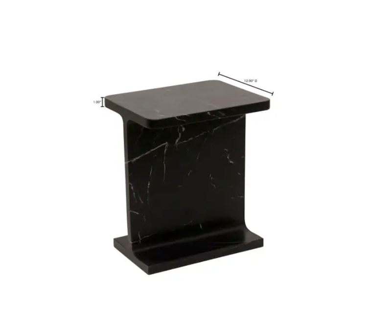 Tullia Accent Table Black by Moe's Home at Eve Furniture