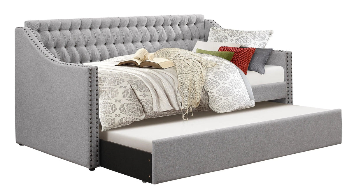 Tulney Gray Daybed with Trundle by Homelegance at Eve Furniture