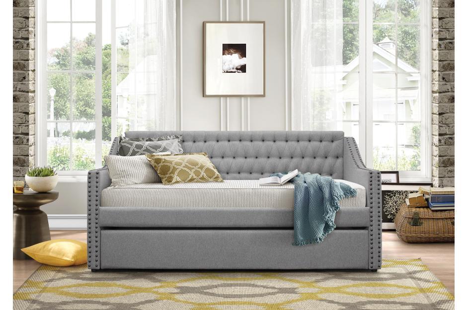Tulney Gray Daybed with Trundle by Homelegance at Eve Furniture