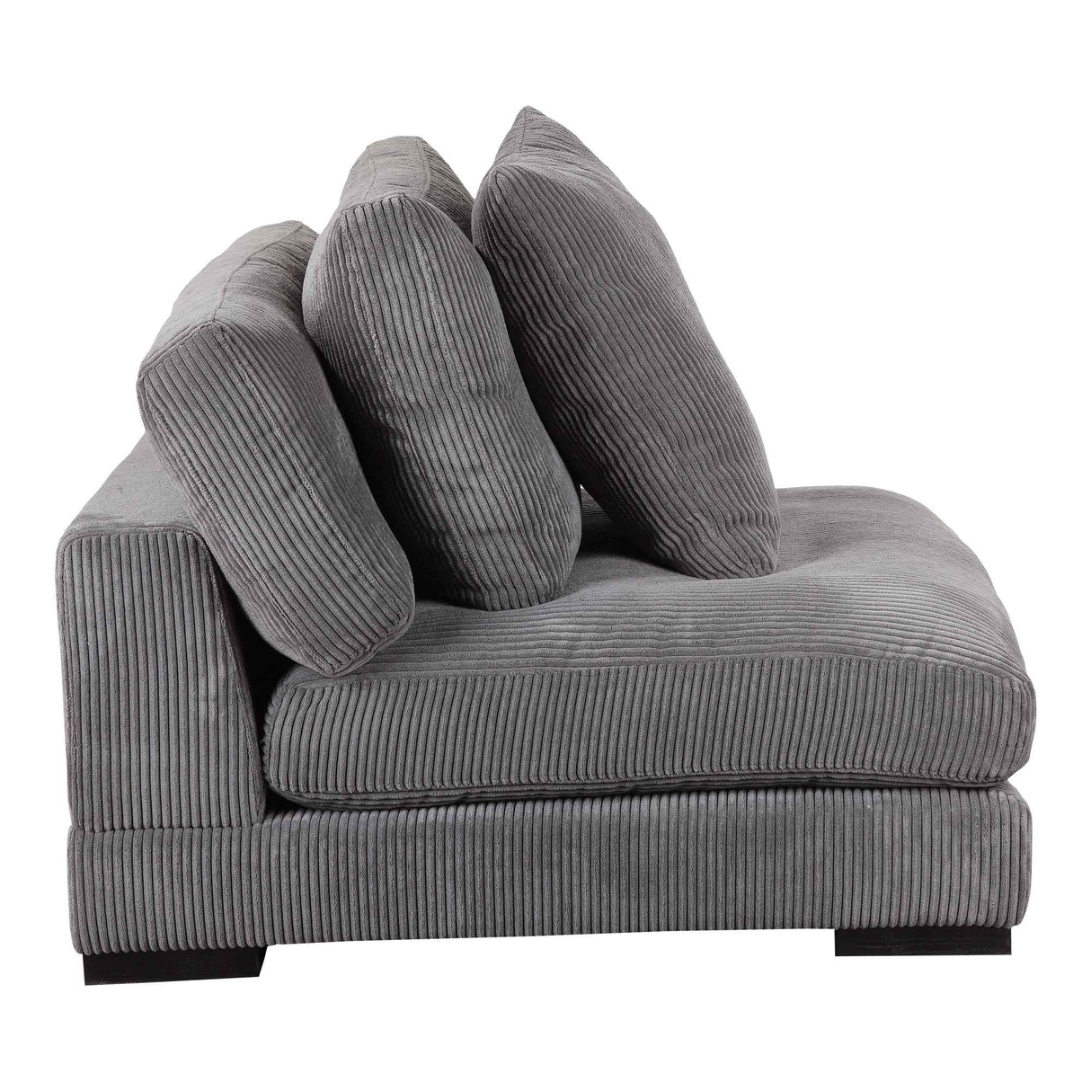 Tumble Grey Slipper Chair