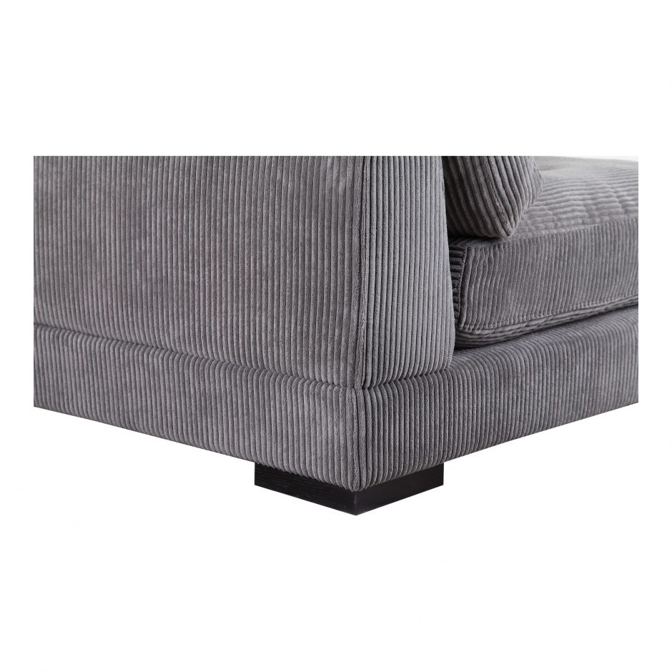 Tumble Slipper Chair - Charcoal by Moe's Home at Eve Furniture