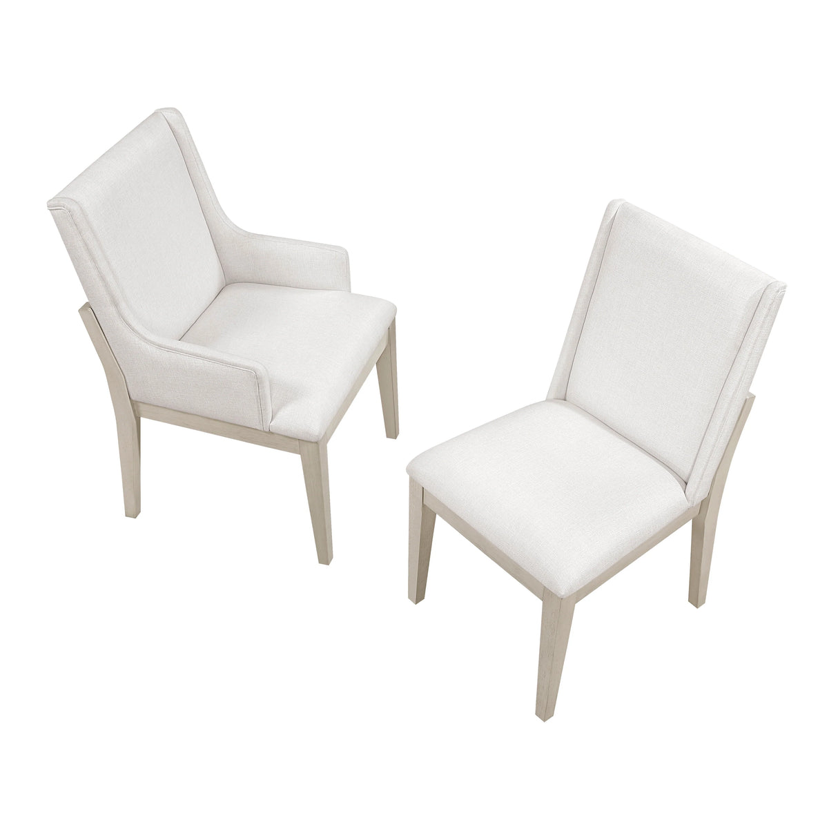 Tundra Antique White 5-Piece Dining Room Set by Homelegance at Eve Furniture