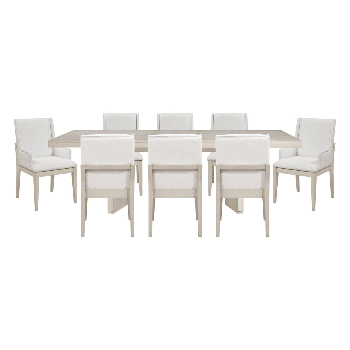 Tundra Ivory Extendable 9-Piece Dining Set by Homelegance at Eve Furniture