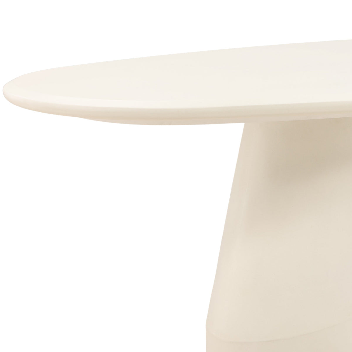 Turell Outdoor Dining Table, Ivory by Dovetail at Eve Furniture