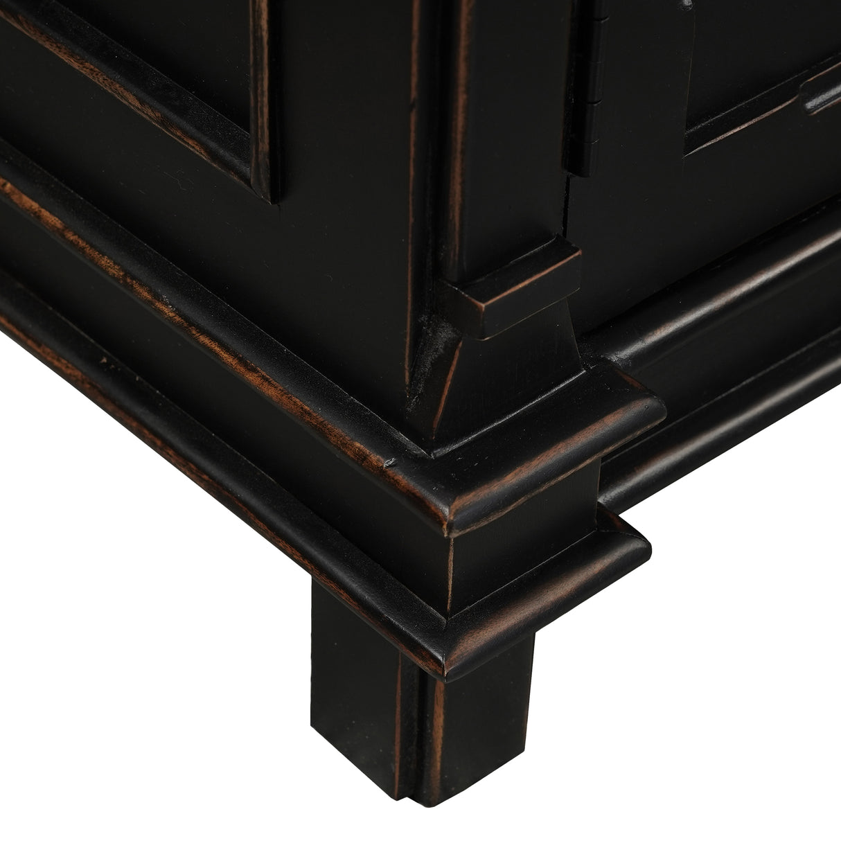 Turin 70" Sideboard in Distressed Black by Home Trends & Design at Eve Furniture