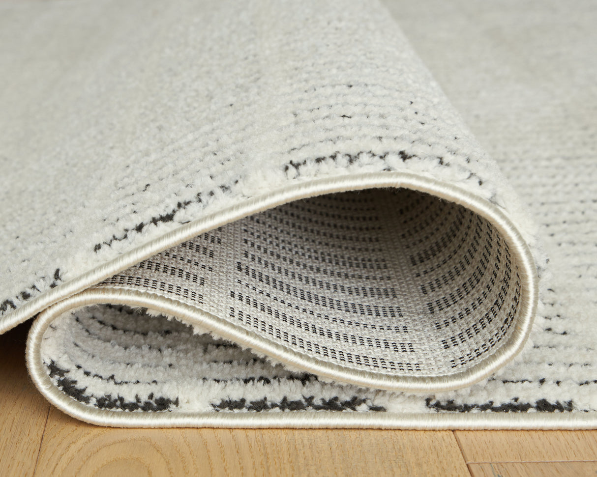 Turinwith Ivory/Black Medium Rug by Ashley at Eve Furniture