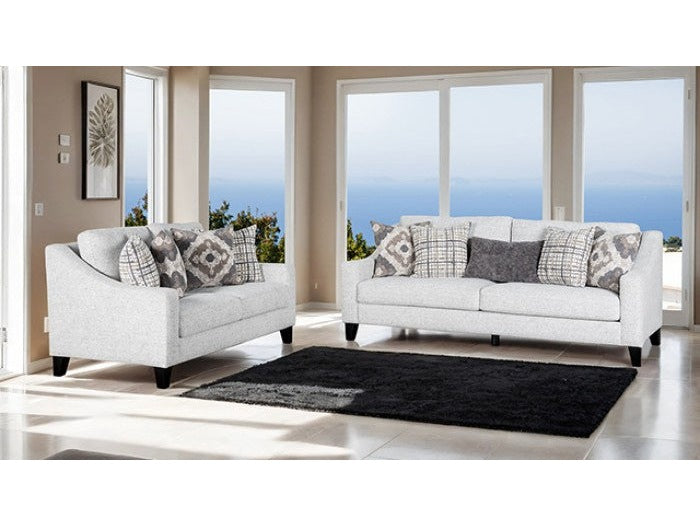 Turnham Transitional Upholstery Living Room Set by Furniture of America at Eve Furniture