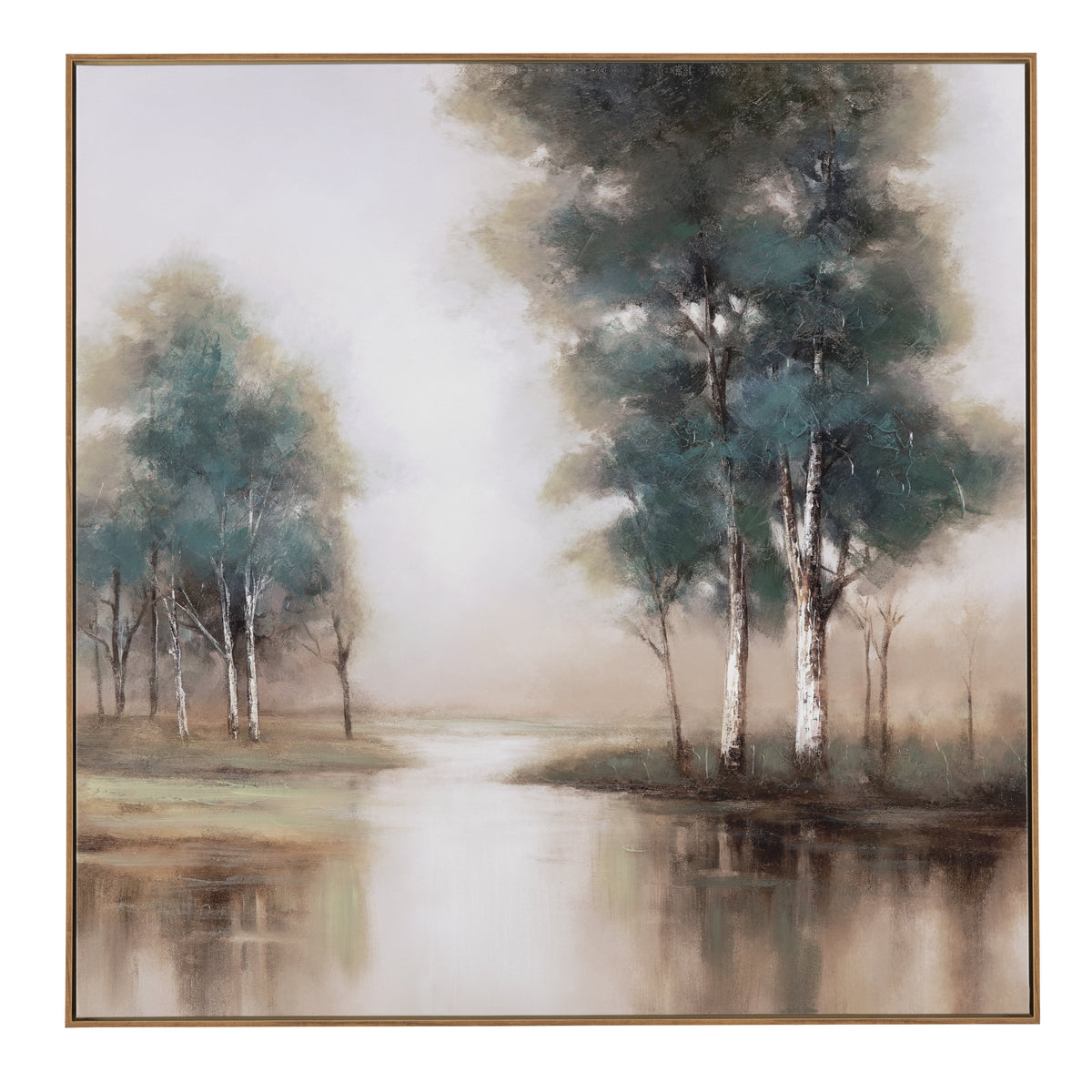 Turquoise Creek Blue/Brown Canvas by Crestview at Eve Furniture