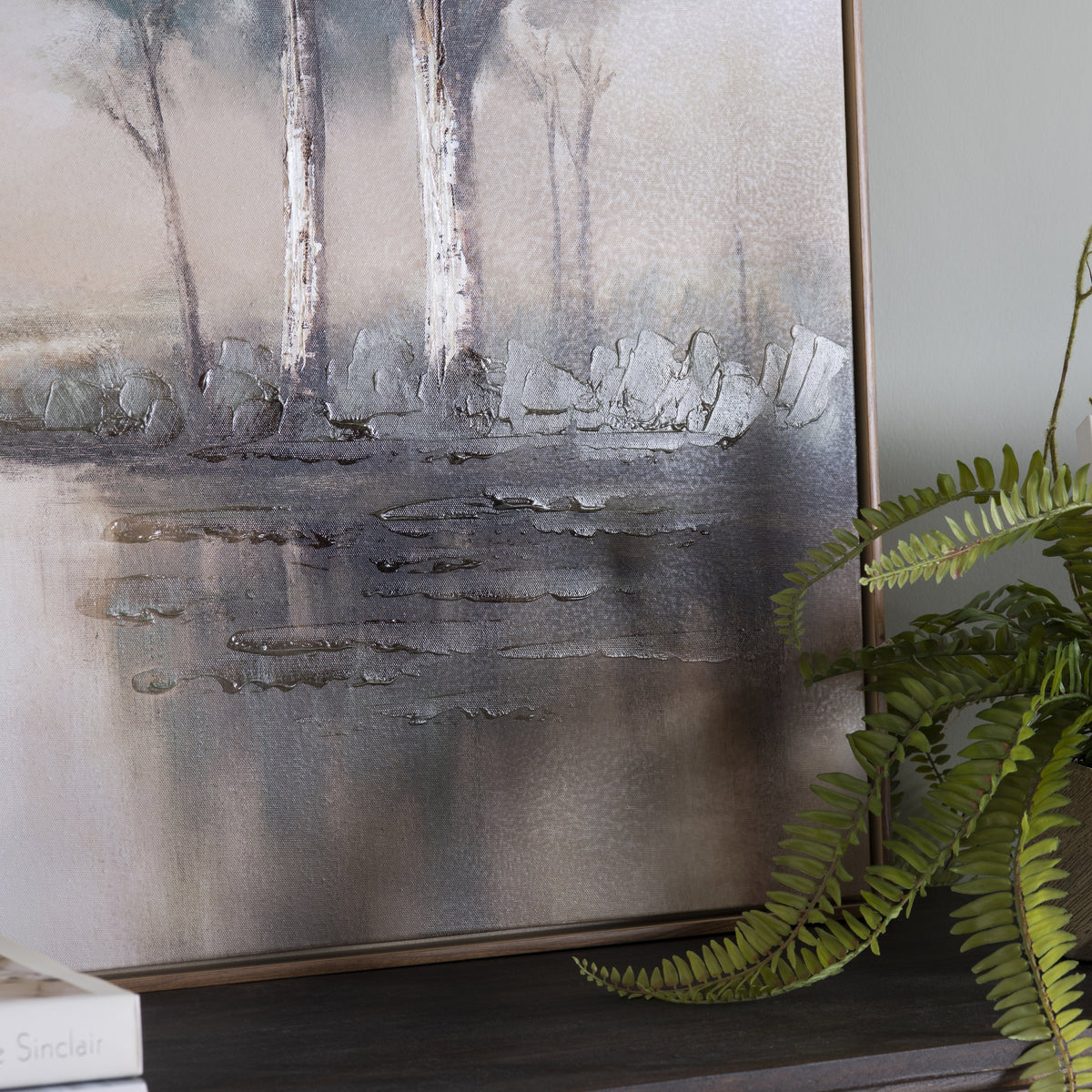 Turquoise Creek Blue/Brown Canvas by Crestview at Eve Furniture