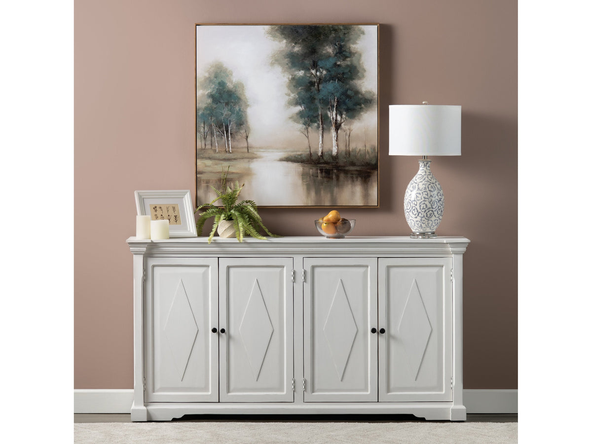 Turquoise Creek Blue/Brown Canvas by Crestview at Eve Furniture