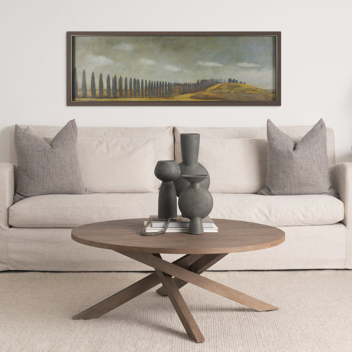 Tuscan View II by Mercana Studio a Framed Art Print by Mercana at Eve Furniture