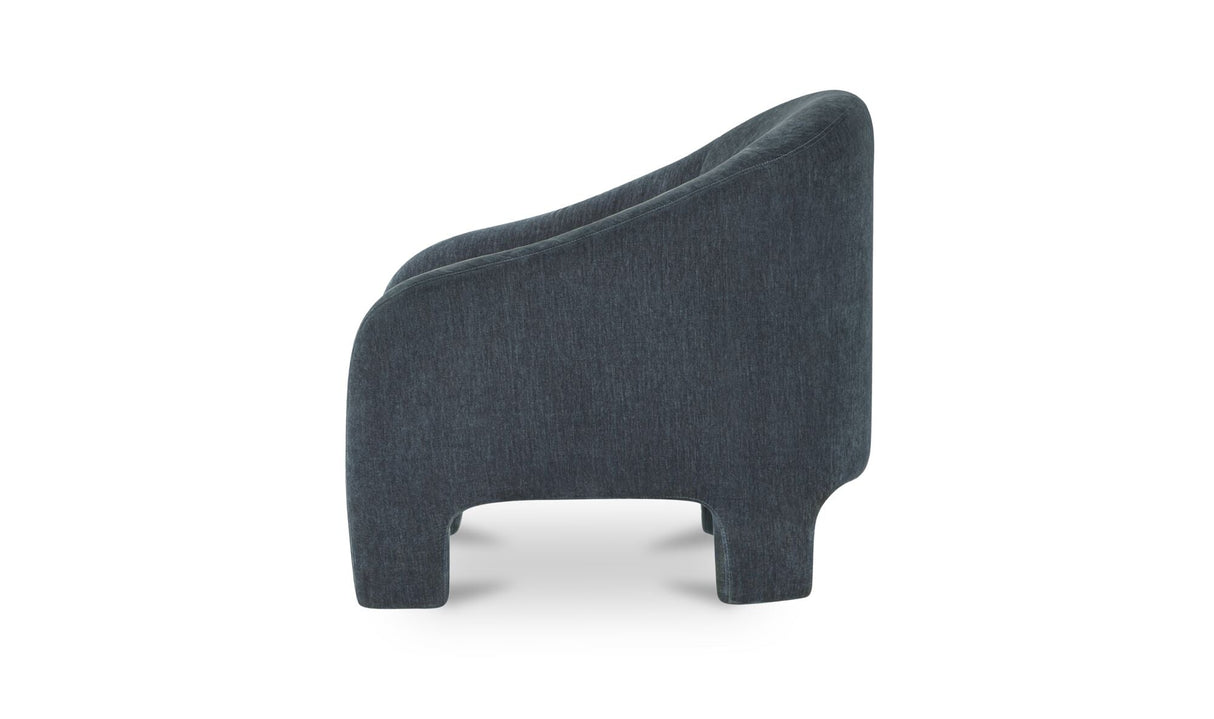 Tuva Accent Chair Slate Blue by Moe's Home at Eve Furniture