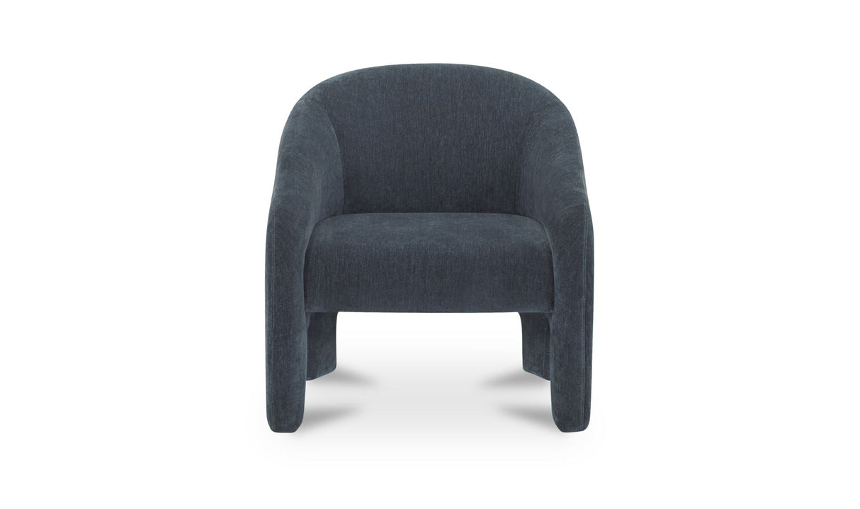 Tuva Accent Chair Slate Blue by Moe's Home at Eve Furniture