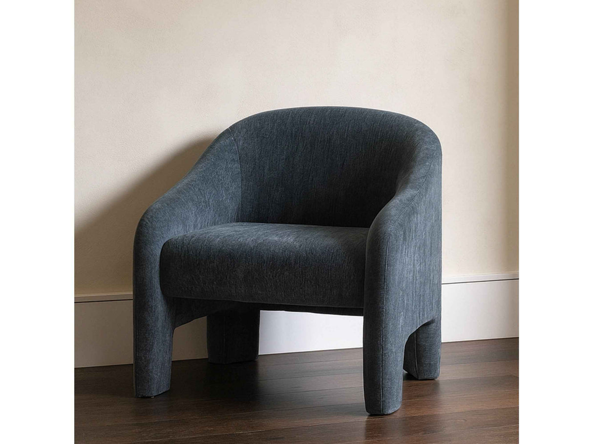 Tuva Slate Blue Accent Chair by Moe's Home at Eve Furniture