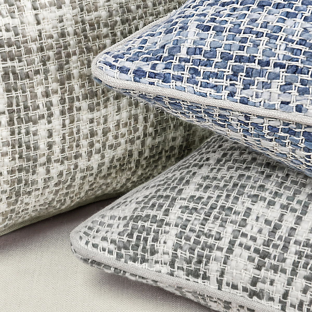TW Brax Gray/Ivory 22x22 Throw Pillow (Set of 2) by Classic Home at Eve Furniture