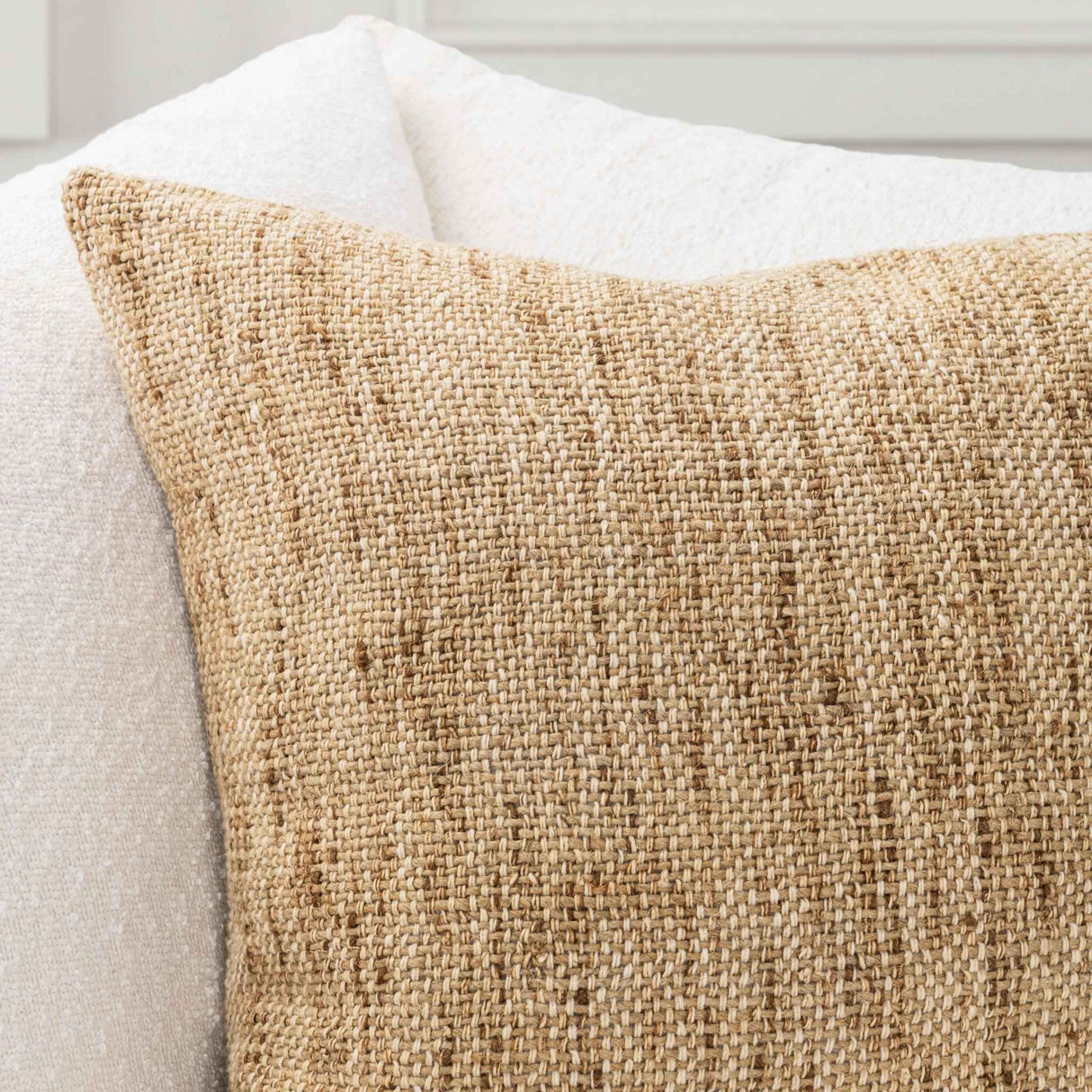TW Mecca Beige Natural 22x22 Throw Pillow (Set of 2) by Classic Home at Eve Furniture