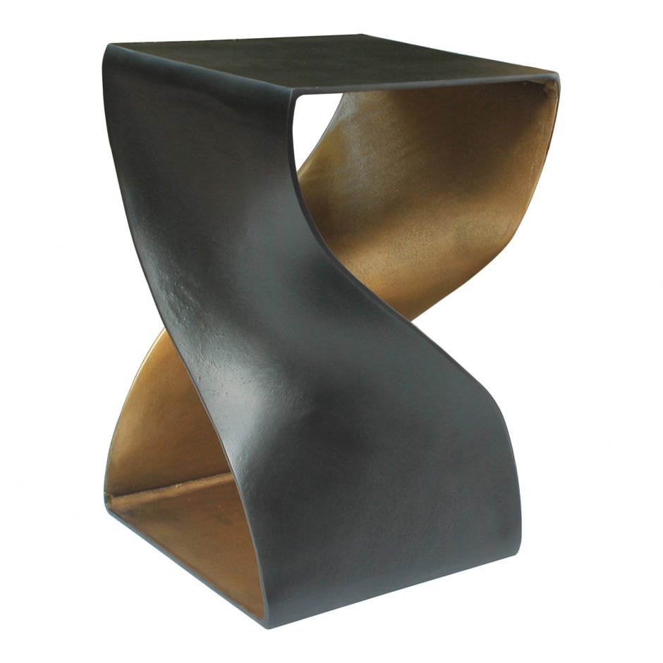 Twist Accent Table Black by Moe's Home at Eve Furniture