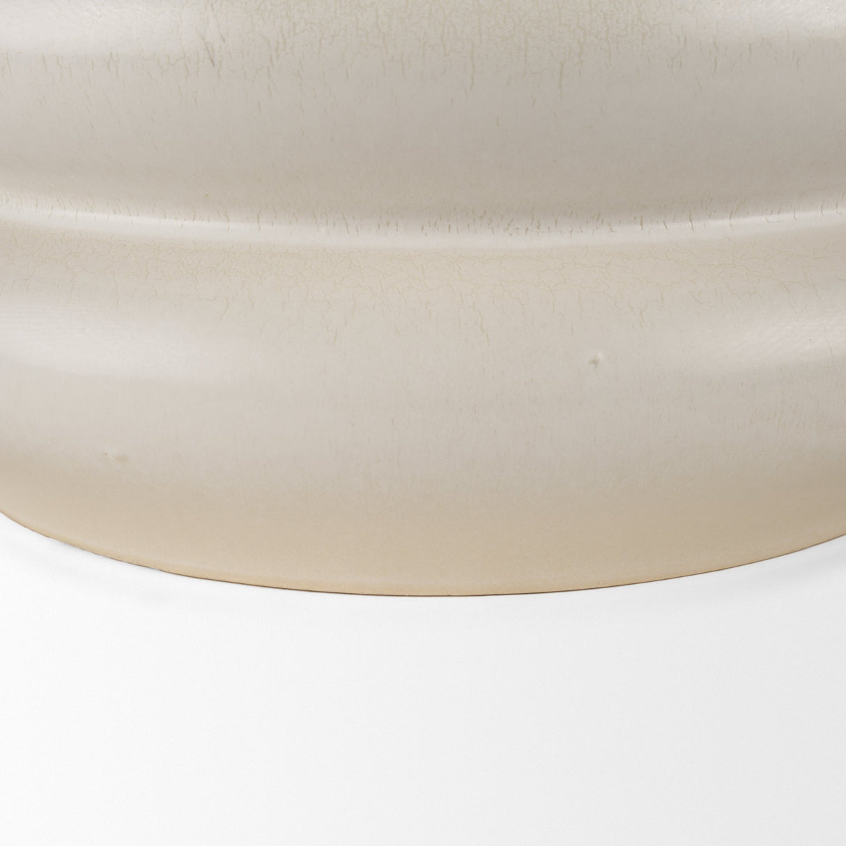 Twyla Tall Cream Glazed Floor Ceramic Vase by Mercana at Eve Furniture