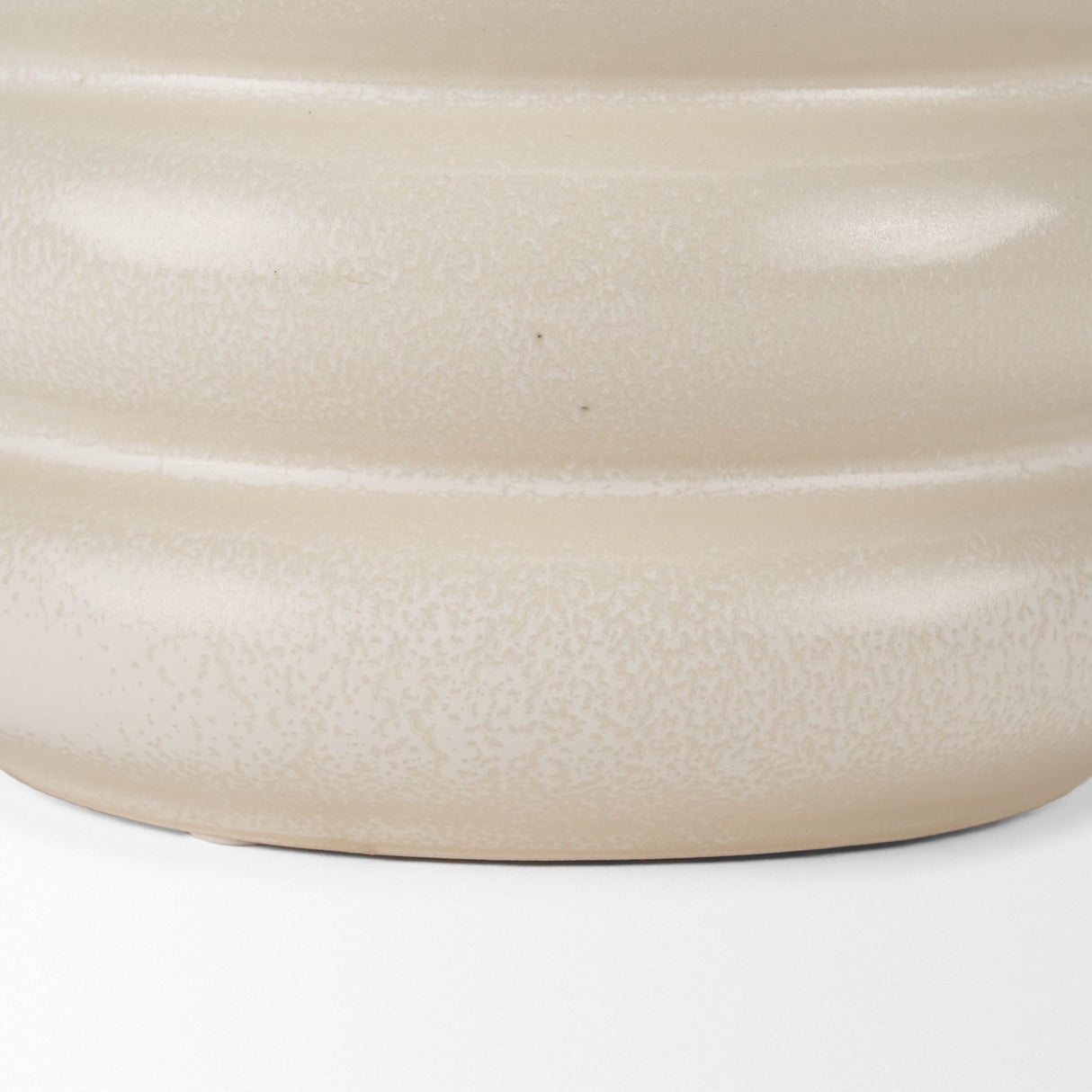 Twyla Tall Cream Glazed Ring Pot by Mercana at Eve Furniture