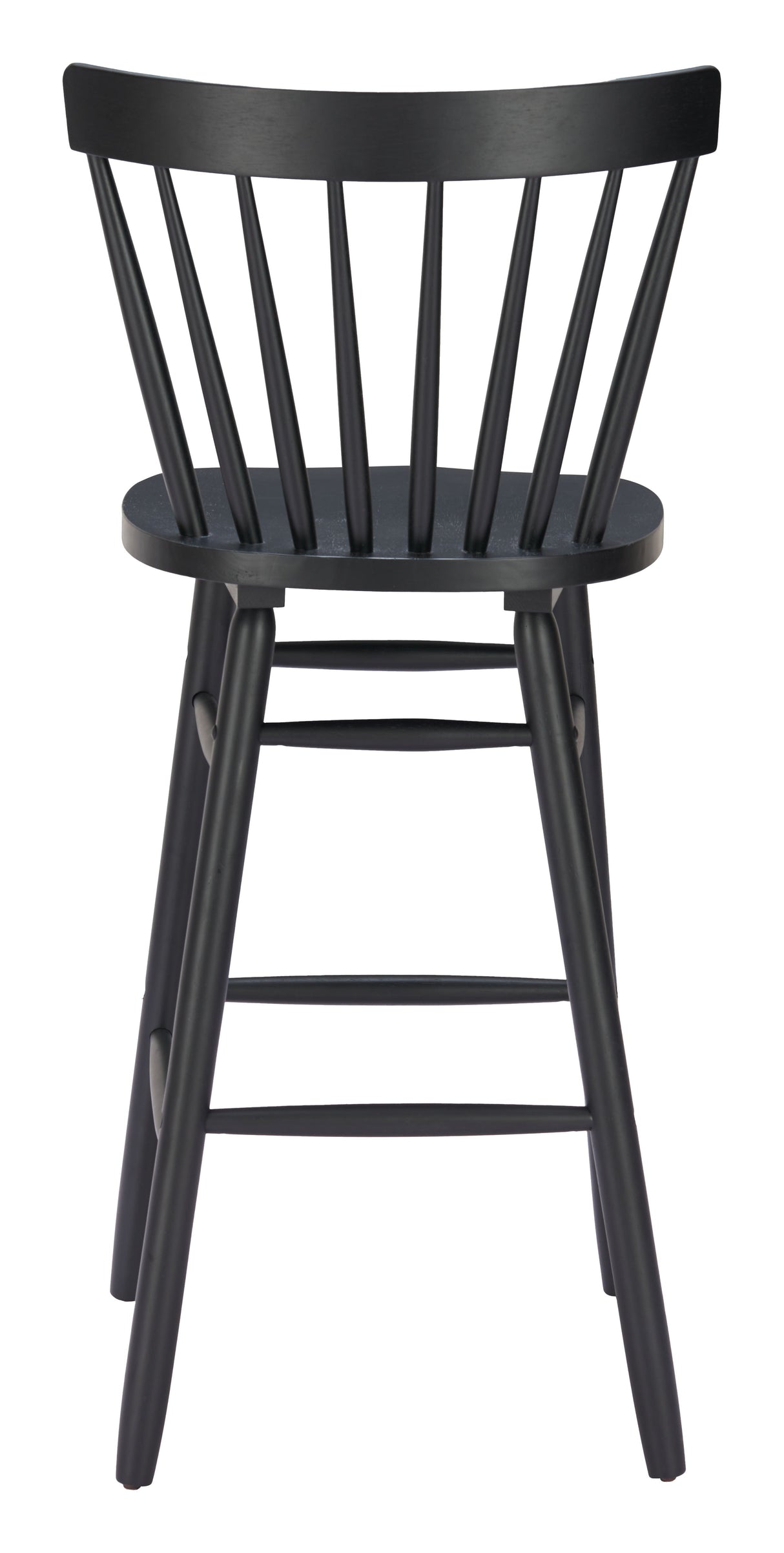 Tyce Black Barstool (Set of 2) by Zuomod at Eve Furniture