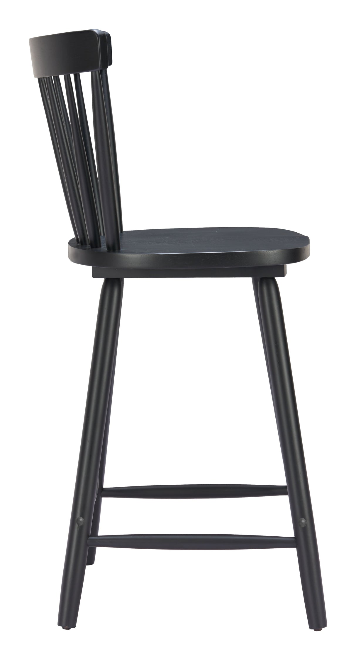 Tyce Black Counter Stool (Set of 2) by Zuomod at Eve Furniture