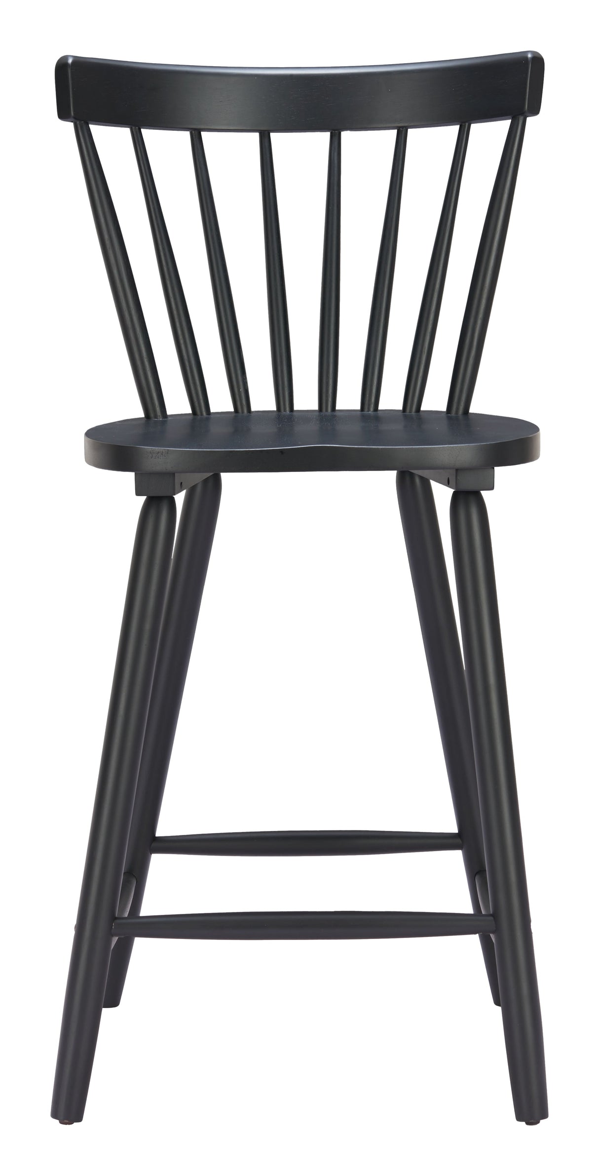 Tyce Black Counter Stool (Set of 2) by Zuomod at Eve Furniture