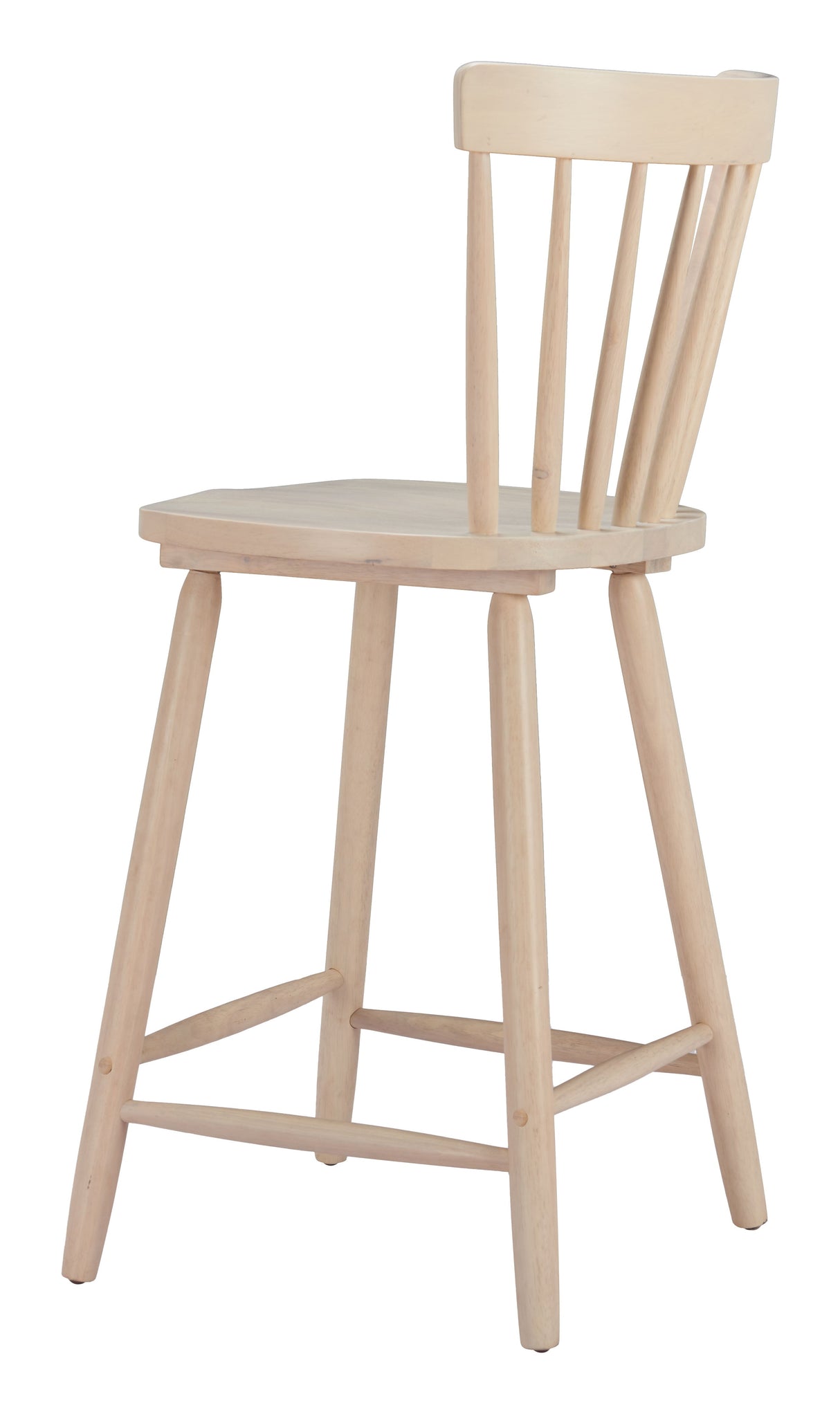 Tyce Natural Counter Stool (Set of 2) by Zuomod at Eve Furniture